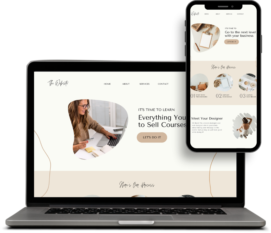 Website Launch Computer Mockup Instagram Post